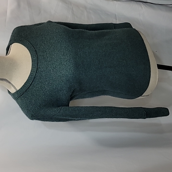 NICOLE MILLER 100% Cashmere 2 Ply Thick Teal Deep Turquoise - Picture 1 of 5